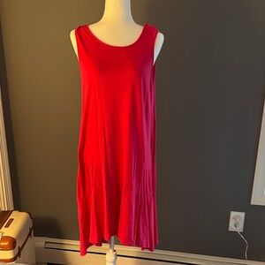 Lord & Taylor Scarlet Sleeveless Swim Coverup